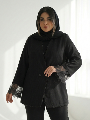 کت مزونی مرویجت مشکی