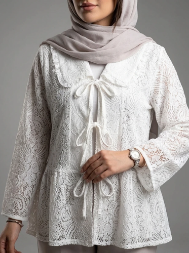 شومیز گیپور عروسکی