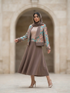 ست کت و دامن مجلسی زنانه