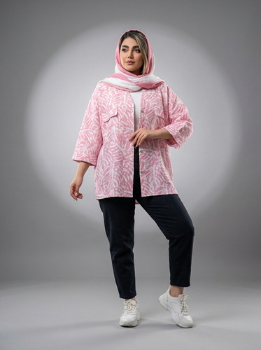 شومیز تابستونی نخی خنک دخترونه رنگی رنگی