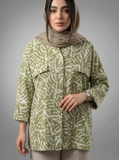شومیز زنانه نخی روزمره